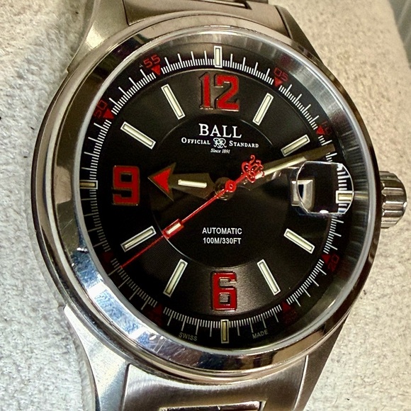 Ball Engineer Fireman Racer Date Automatic Classic Mens Watch - Picture 2 of 8
